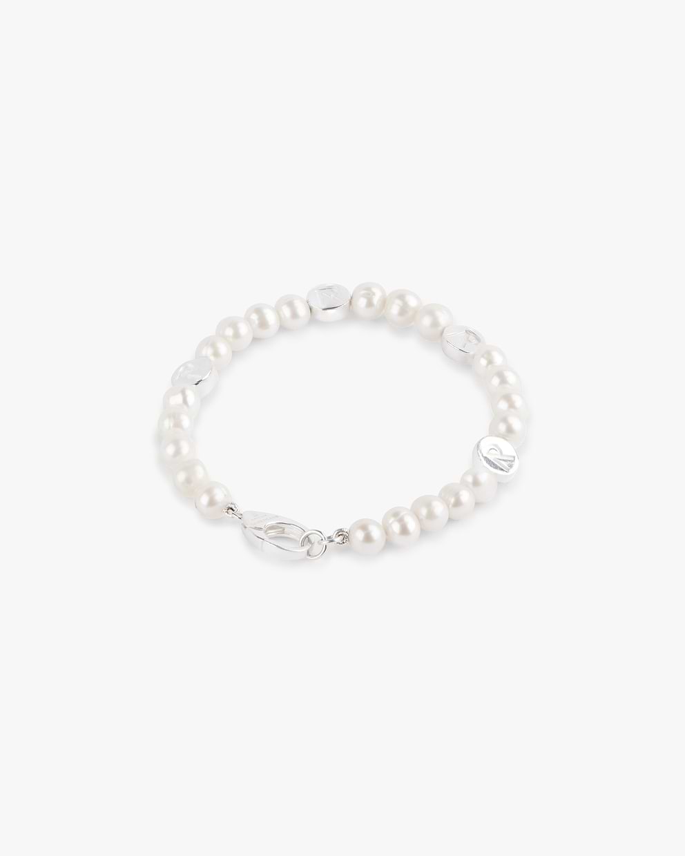 Represent Pearl Bracelet - Silver